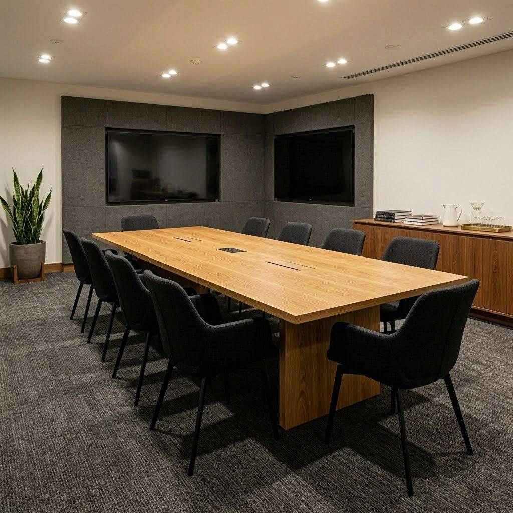 招聘团队处理写字楼办公视频会议隔音时怎样兼顾跨部门联合会议的临时需求